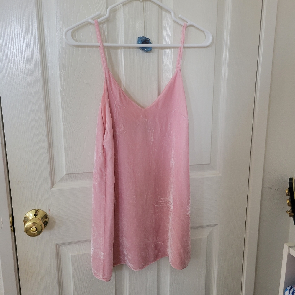 Pink Velvet reformation Slip dress